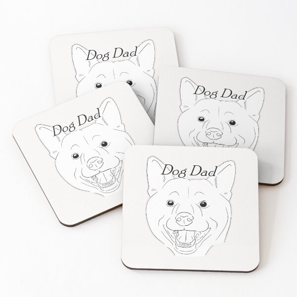 Item preview, Dog Dad Shiba Inu designed and sold by Pawsome-Doodles.