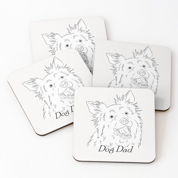 Item preview, Dog Dad Border Collie designed and sold by Pawsome-Doodles.