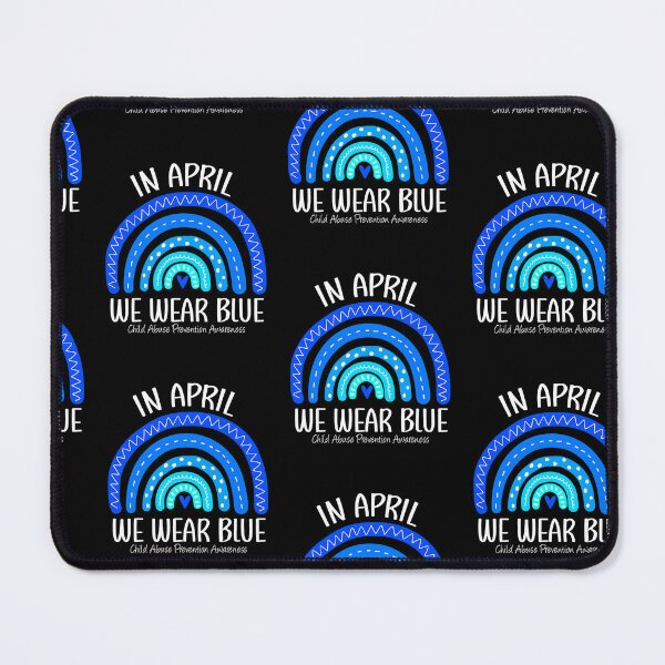 Item preview, Rainbow April We Wear Blue Child Abuse Prevention Awareness designed and sold by Goleon12.