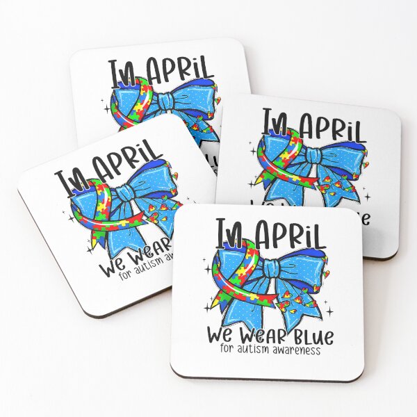 Item preview, In April We Wear Blue For Autism Awareness designed and sold by Goleon12.