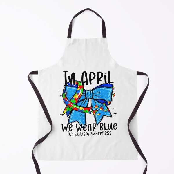 Item preview, In April We Wear Blue For Autism Awareness designed and sold by Goleon12.