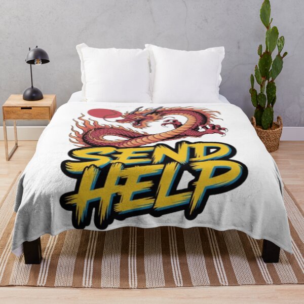 Item preview, Send Help – Fire Dragon Distress designed and sold by NewUSShop.