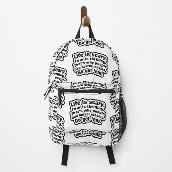 Item preview, Life is scary fear is thrilling, blank or white background designed and sold by mntimg.