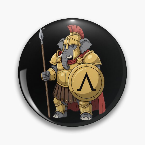 Item preview, Mighty Spartan Elephant Warrior in Golden Armor designed and sold by k3rstman1.