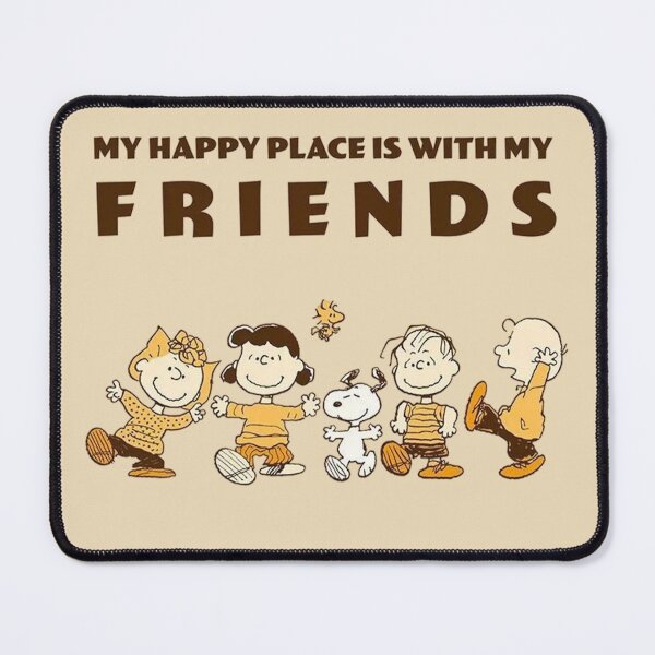 Item preview, Peanuts Gang - My Happy Place Is With Friends designed and sold by moamaxshop.