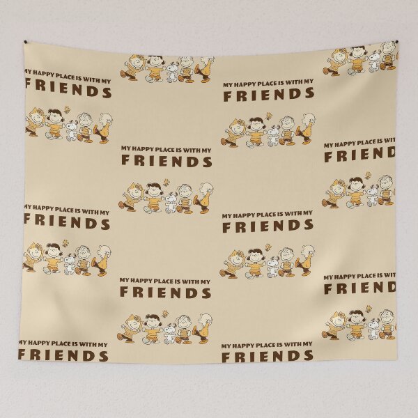 Item preview, Peanuts Gang - My Happy Place Is With Friends designed and sold by moamaxshop.
