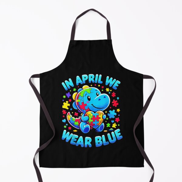 Item preview, Autism Awareness Dino in April We Wear Blue T-Rex designed and sold by Goleon12.