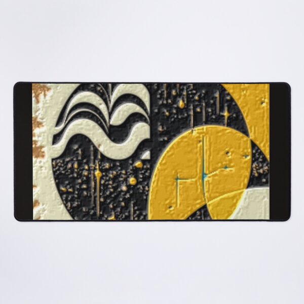 Item preview, 4 part abstract diffused 1.1 colorful geometric abstract design designed and sold by SmashingDeals.