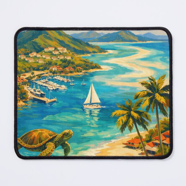 Item preview, Hamilton Island, QLD, Whitsunday Islands designed and sold by PamLeeDesign.