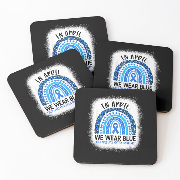 Item preview, In April We Wear Blue - Child Abuse Prevention Awareness designed and sold by Goleon12.