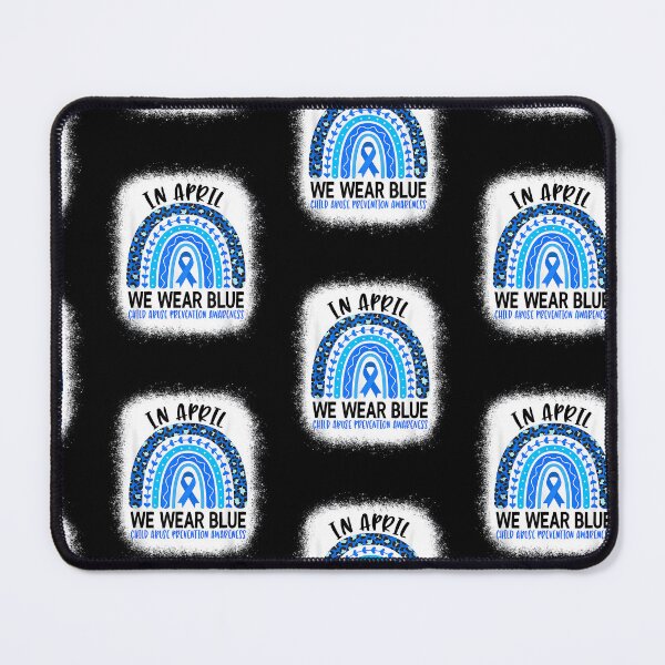 Item preview, In April We Wear Blue - Child Abuse Prevention Awareness designed and sold by Goleon12.