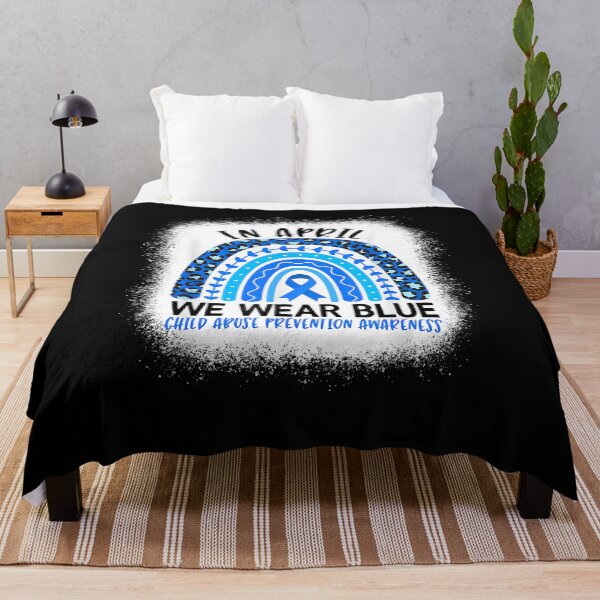Item preview, In April We Wear Blue - Child Abuse Prevention Awareness designed and sold by Goleon12.