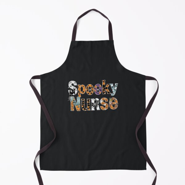 Item preview, Spooky Nurse – Cute Halloween Medical Pumpkin Pattern Design designed and sold by Taans-Creation.