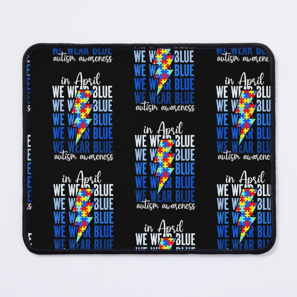 Item preview, Autism Rainbow In April We Wear Blue Autism Awareness Month designed and sold by Goleon12.