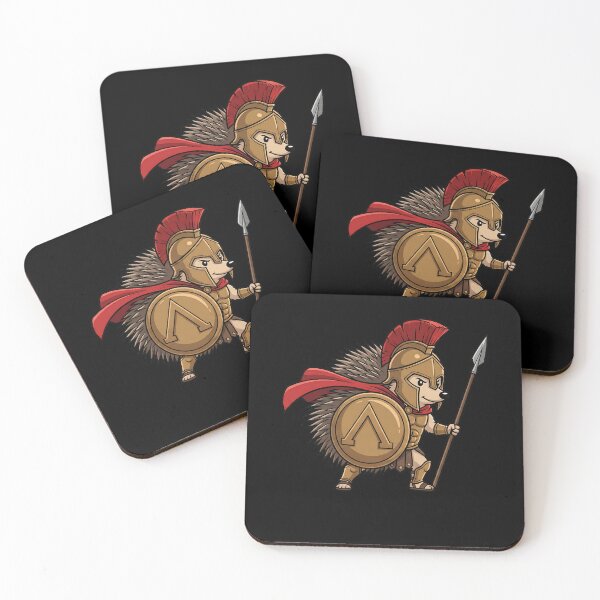 Item preview, Spartan Hedgehog Warrior Ancient Greek Soldier designed and sold by k3rstman1.