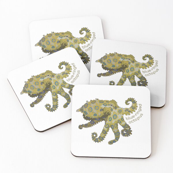 Item preview, Funky Aquatic Creatures: Blue-ringed Octopus designed and sold by abigailhausman.