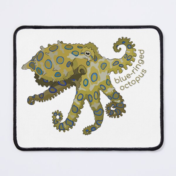 Item preview, Funky Aquatic Creatures: Blue-ringed Octopus designed and sold by abigailhausman.