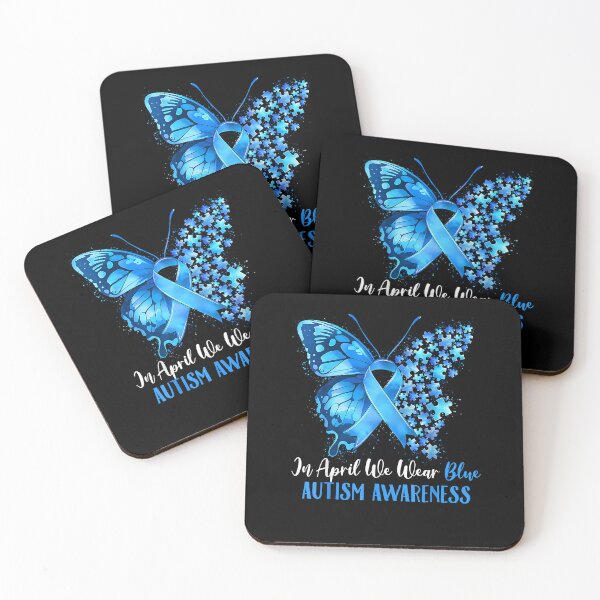 Item preview, in April We Wear Blue Autism Awareness Butterfly Puzzle designed and sold by Goleon12.