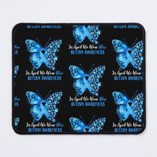 Item preview, in April We Wear Blue Autism Awareness Butterfly Puzzle designed and sold by Goleon12.