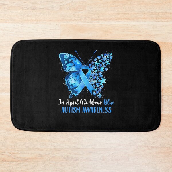 Item preview, in April We Wear Blue Autism Awareness Butterfly Puzzle designed and sold by Goleon12.