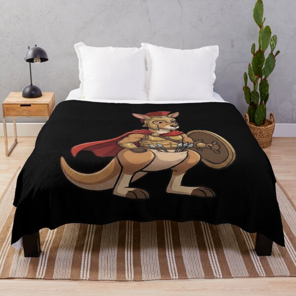 Item preview, Spartan Kangaroo Warrior Australian Marsupial Mascot designed and sold by k3rstman1.