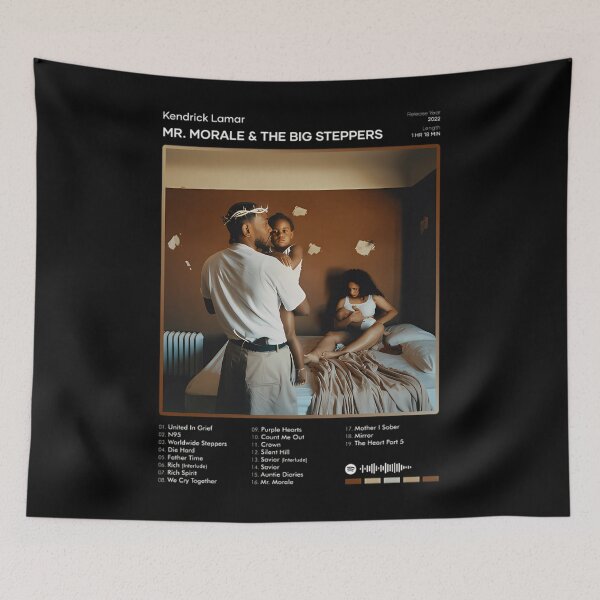 Item preview, Kendrick Lamar - Mr. Morale  The Big Steppers Tracklist Album T-Shirt designed and sold by mariedesigner.