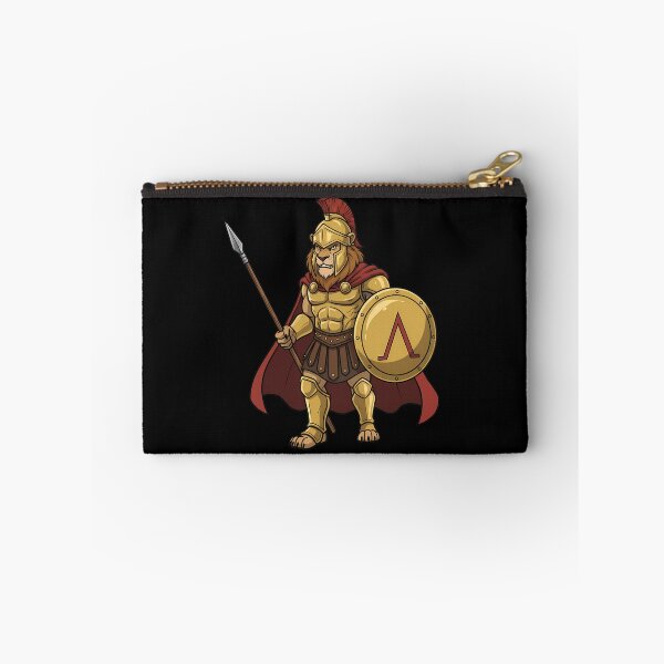 Item preview, Spartan Lion Warrior Ancient Greek Soldier Mascot designed and sold by k3rstman1.