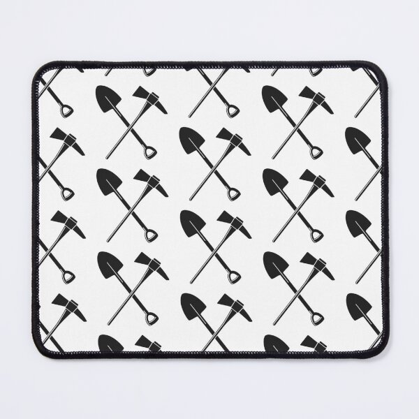 Item preview, Spade And Pick Axe Emblem Black Silhouette Vector designed and sold by THP Creative.