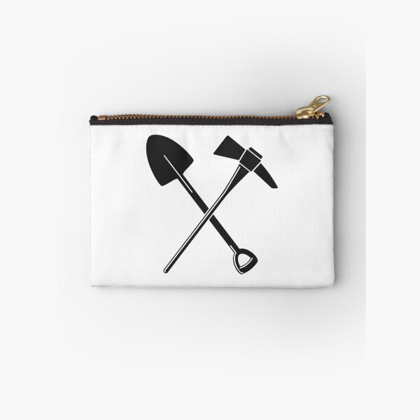 Item preview, Spade And Pick Axe Emblem Black Silhouette Vector designed and sold by THP Creative.