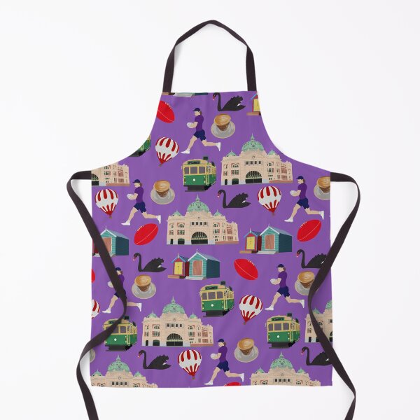 Item preview, Purple Melbourne Flinders St Station Tram Coffee Football Brighton Beach boxes designed and sold by Lozzie Eliza Designs.