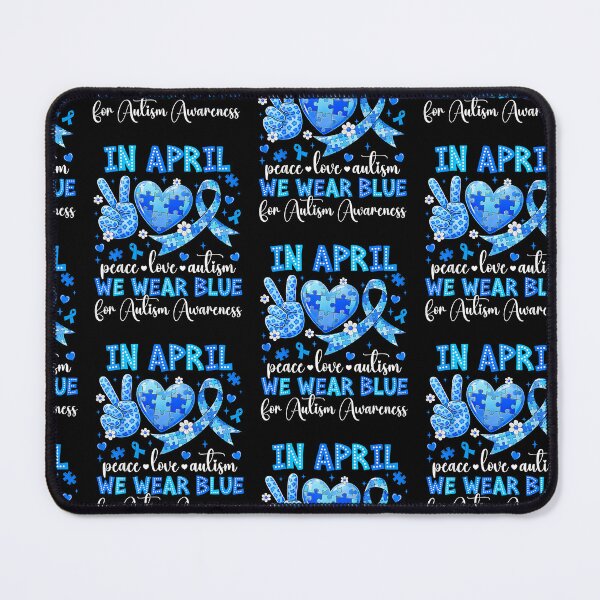 Item preview, in April We Wear Blue Autism Awareness Men Women Kids Autism designed and sold by Goleon12.