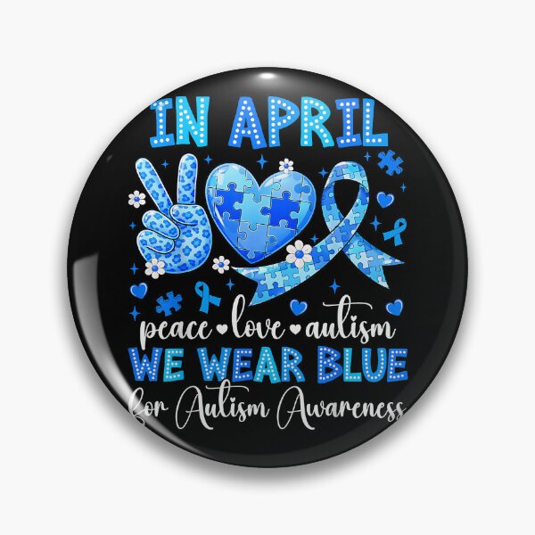 Item preview, in April We Wear Blue Autism Awareness Men Women Kids Autism designed and sold by Goleon12.