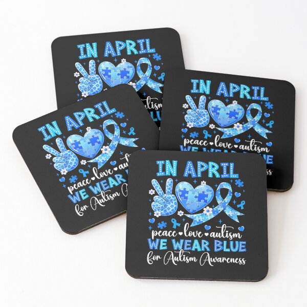 Item preview, in April We Wear Blue Autism Awareness Men Women Kids Autism designed and sold by Goleon12.