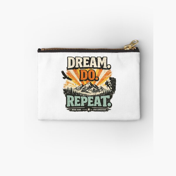 Item preview, Dream Do Repeat – Motivational Poster of Adventure and Mountains designed and sold by HeyHas.