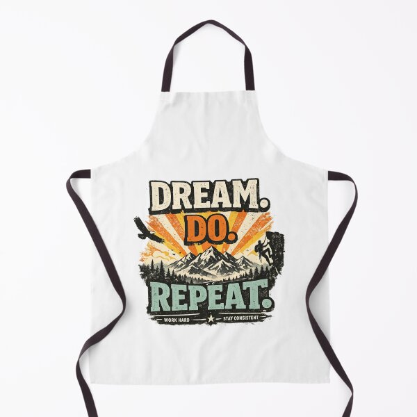 Item preview, Dream Do Repeat – Motivational Poster of Adventure and Mountains designed and sold by HeyHas.