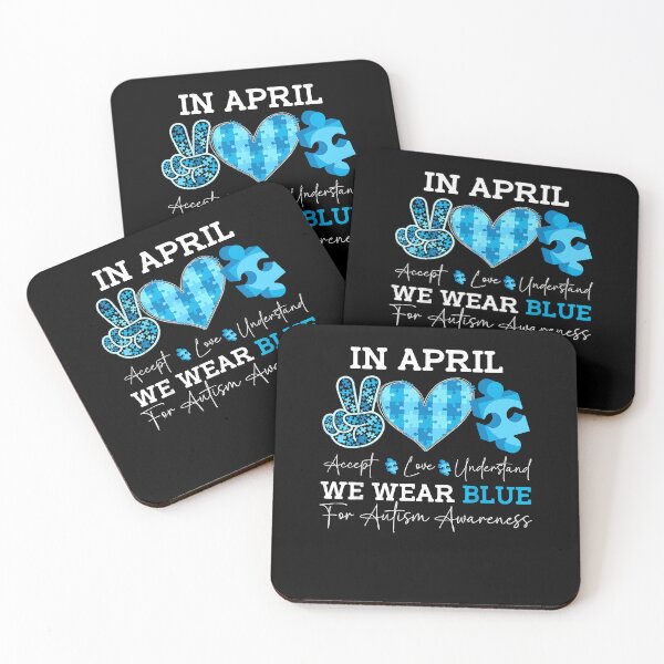 Item preview, in April We Wear Blue Autism Awareness Men Women Kids Autism designed and sold by Goleon12.