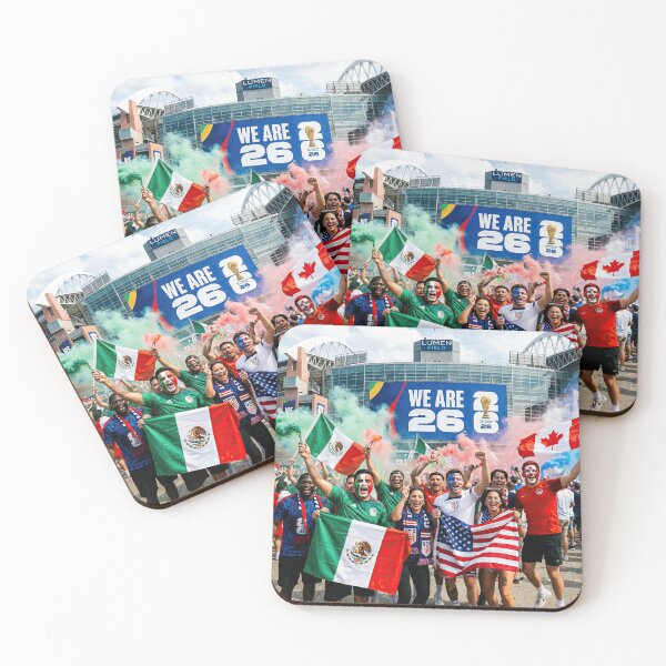 Item preview, Passionate soccer fans from the USA, Mexico, and Canada World Cup 2026 designed and sold by BrickByDream.