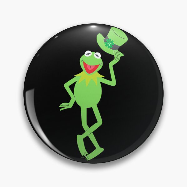Item preview, Muppets Kermit the Frog with Top Hat St Patrick's Day  designed and sold by ColbyAida.