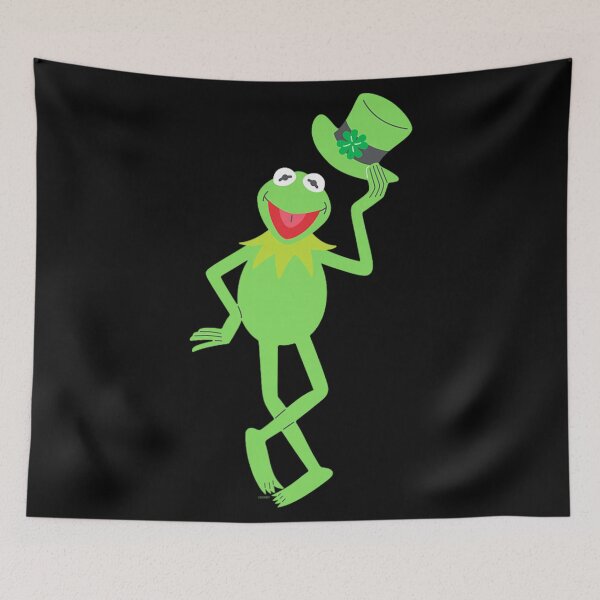 Item preview, Muppets Kermit the Frog with Top Hat St Patrick's Day  designed and sold by ColbyAida.