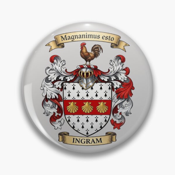 Item preview, The Ingram Family Coat of Arms designed and sold by BagTown Clans.