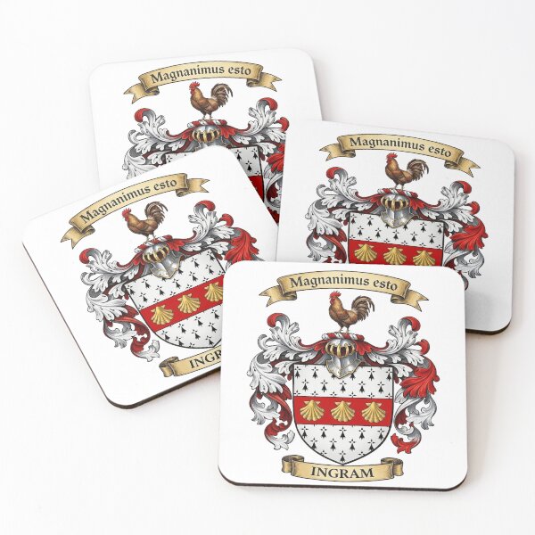 Item preview, The Ingram Family Coat of Arms designed and sold by BagTown Clans.