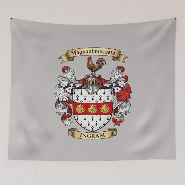 Item preview, The Ingram Family Coat of Arms designed and sold by BagTown Clans.