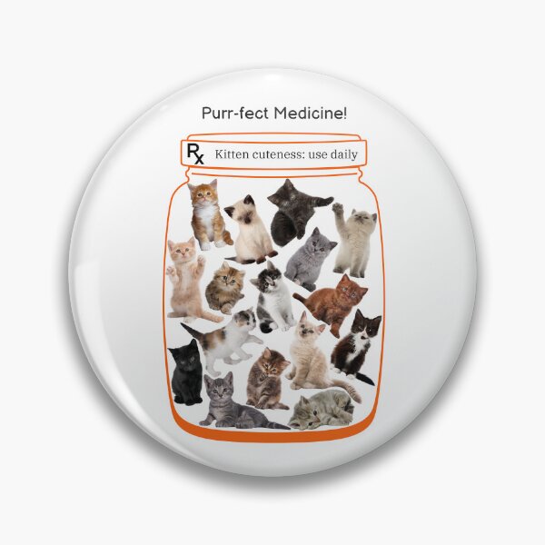 Item preview, Encouragement Get Well Cute Kitten Medicine Prescription designed and sold by MYCatStuff.