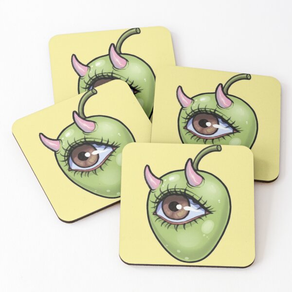 Item preview, Demon Grape with Eye – Demonic Fruit Cute Horror Style designed and sold by HeyHas.