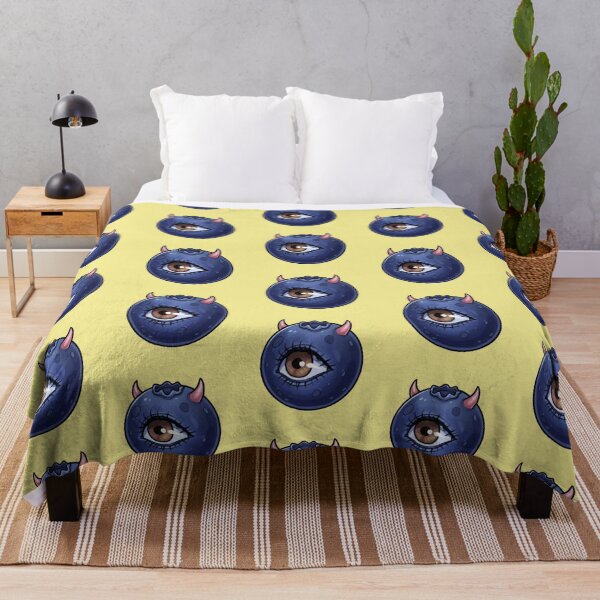 Item preview, Demon Blueberry with Eye – Cute Horror Dark Fruit designed and sold by HeyHas.