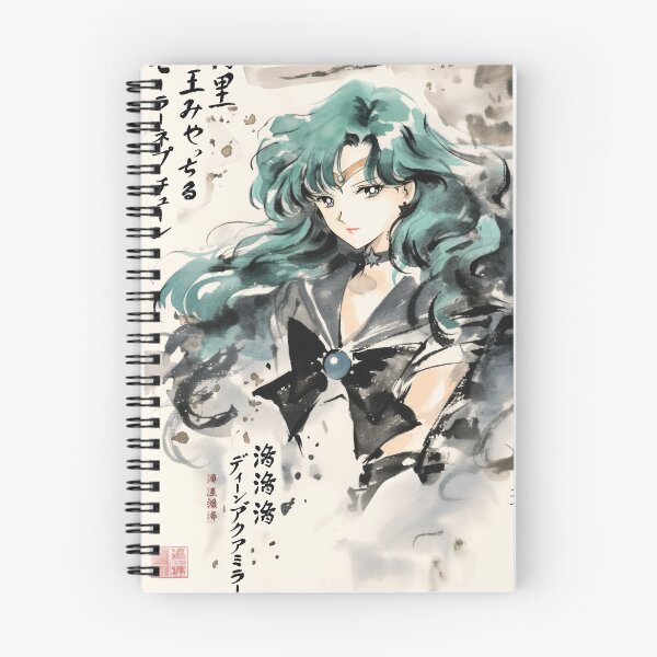 Item preview, Sailor Neptune Sumi-e  designed and sold by AnimeArsenalPrints.