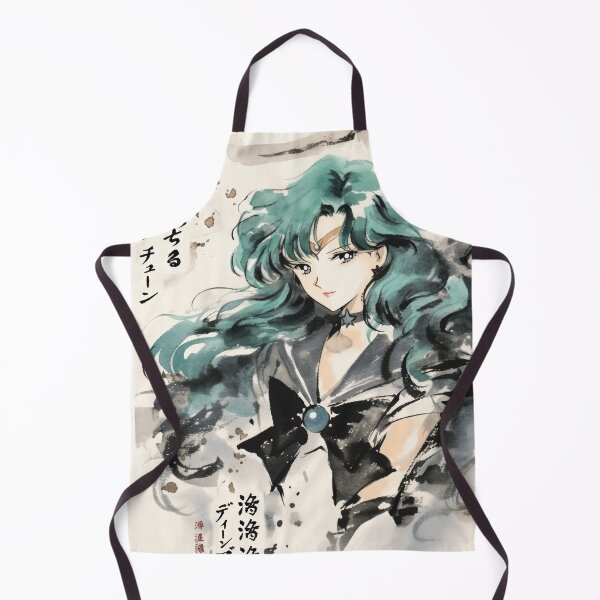 Item preview, Sailor Neptune Sumi-e designed and sold by AnimeArsenalPrints.