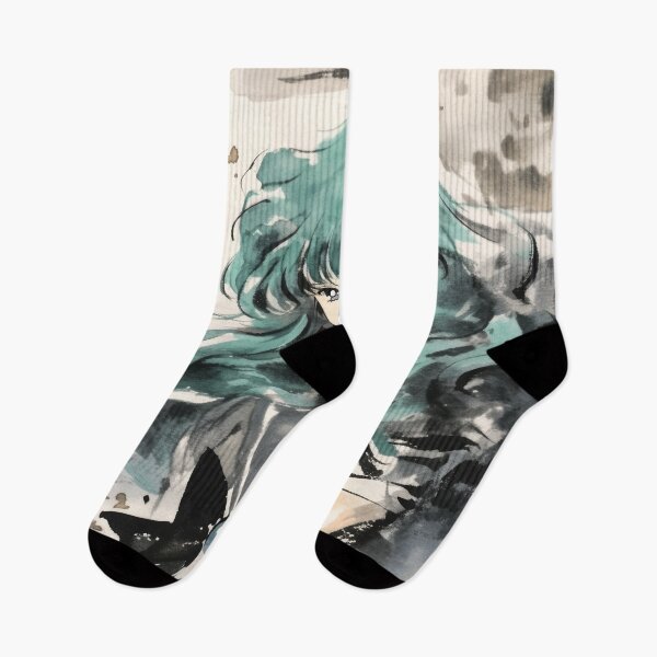 Item preview, Sailor Neptune Sumi-e  designed and sold by AnimeArsenalPrints.