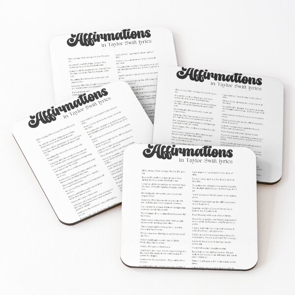 Item preview, Affirmations In  Lyrics From Debut To Midnights designed and sold by MartinaStore.