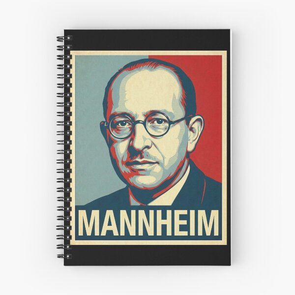 Item preview, Karl Mannheim Hope Style Retro Poster Art  designed and sold by Anya Byron.